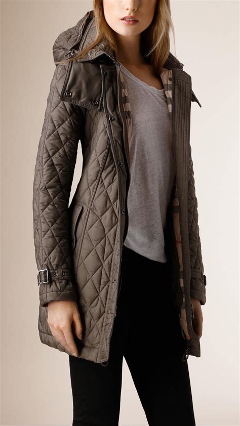 burberry quilted womens coat